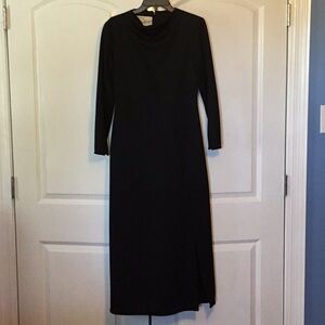 Vintage Elegant Black Dress